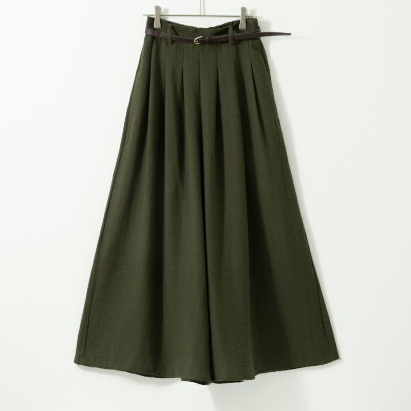 NAVY ベルト付きスラブスカーチョ レディース商品画像-12