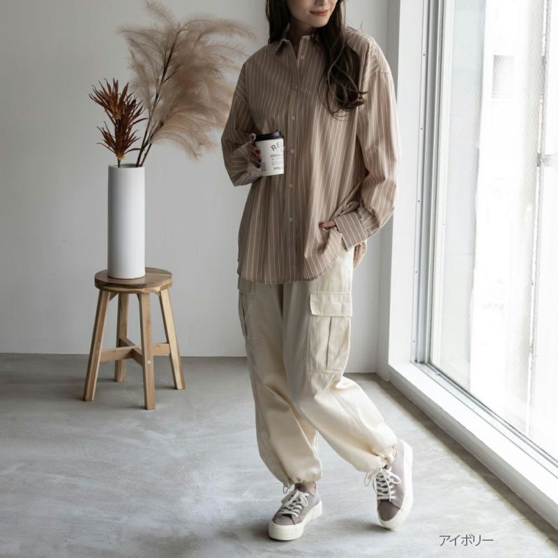 NAVY ミリタリーカーゴパンツ レディース商品画像-1