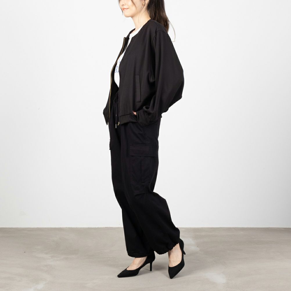 NAVY ミリタリーカーゴパンツ レディース