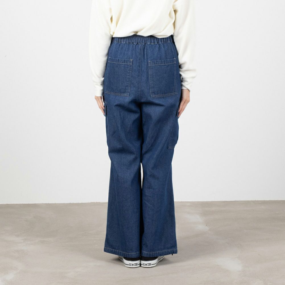 NAVY デニムカーゴパンツ レディース