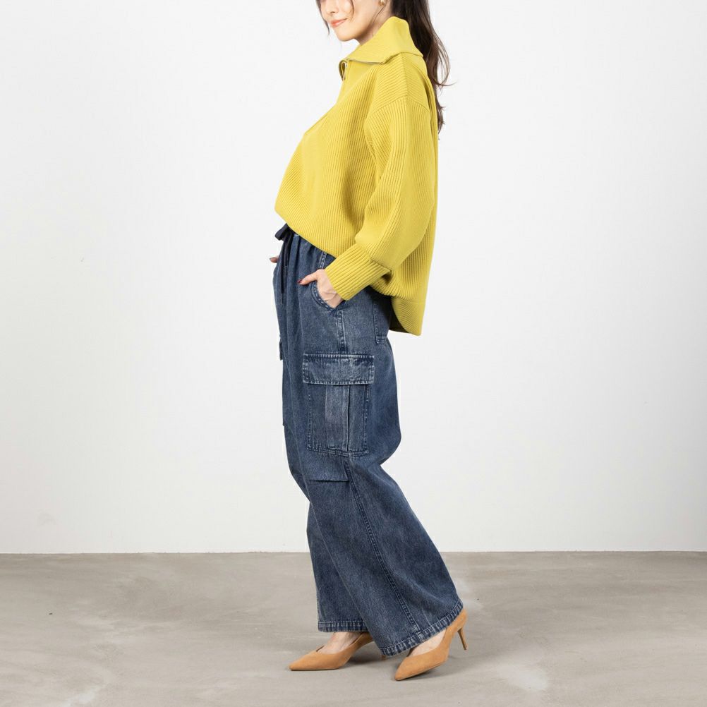 NAVY デニムカーゴパンツ レディース商品サムネイル-6