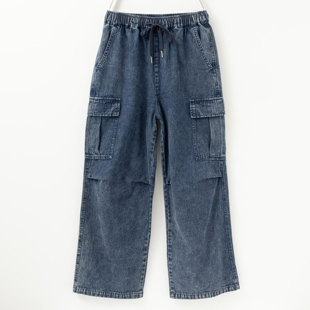 NAVY デニムカーゴパンツ レディース