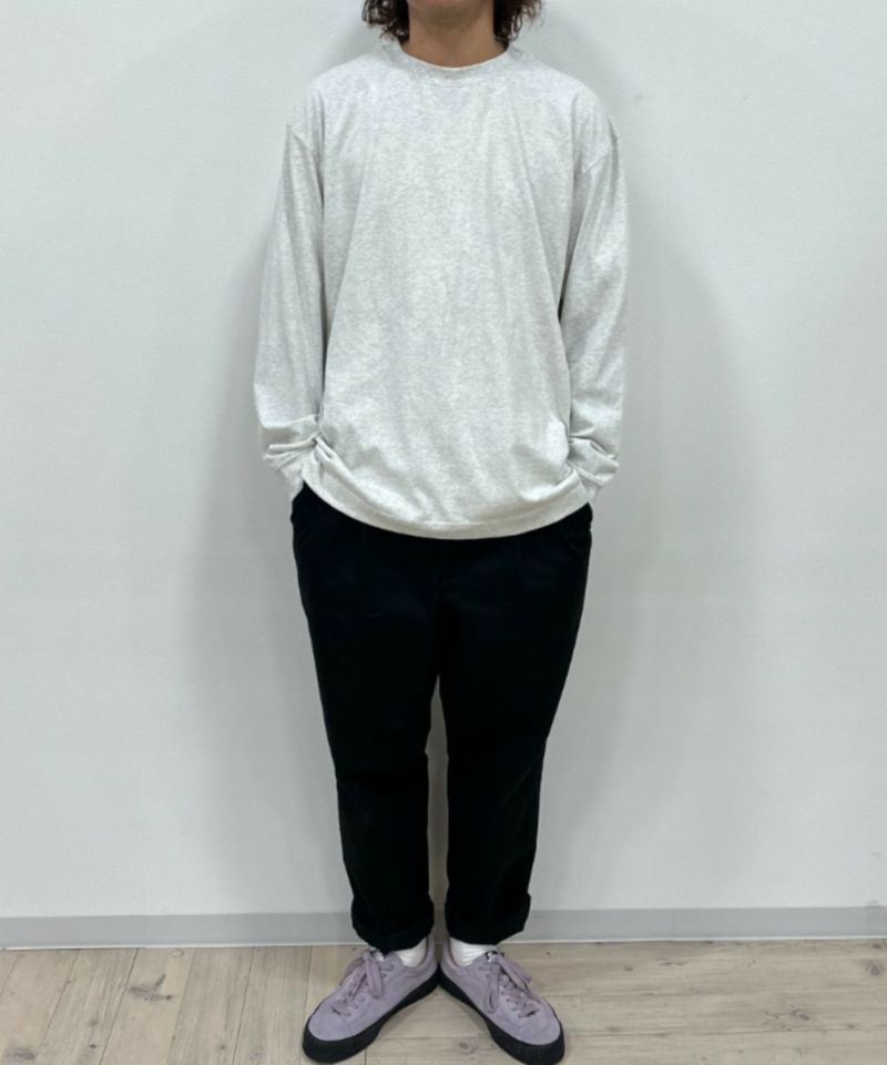 NAVY USコットン ベーシックロングスリーブTシャツ メンズ商品画像-10