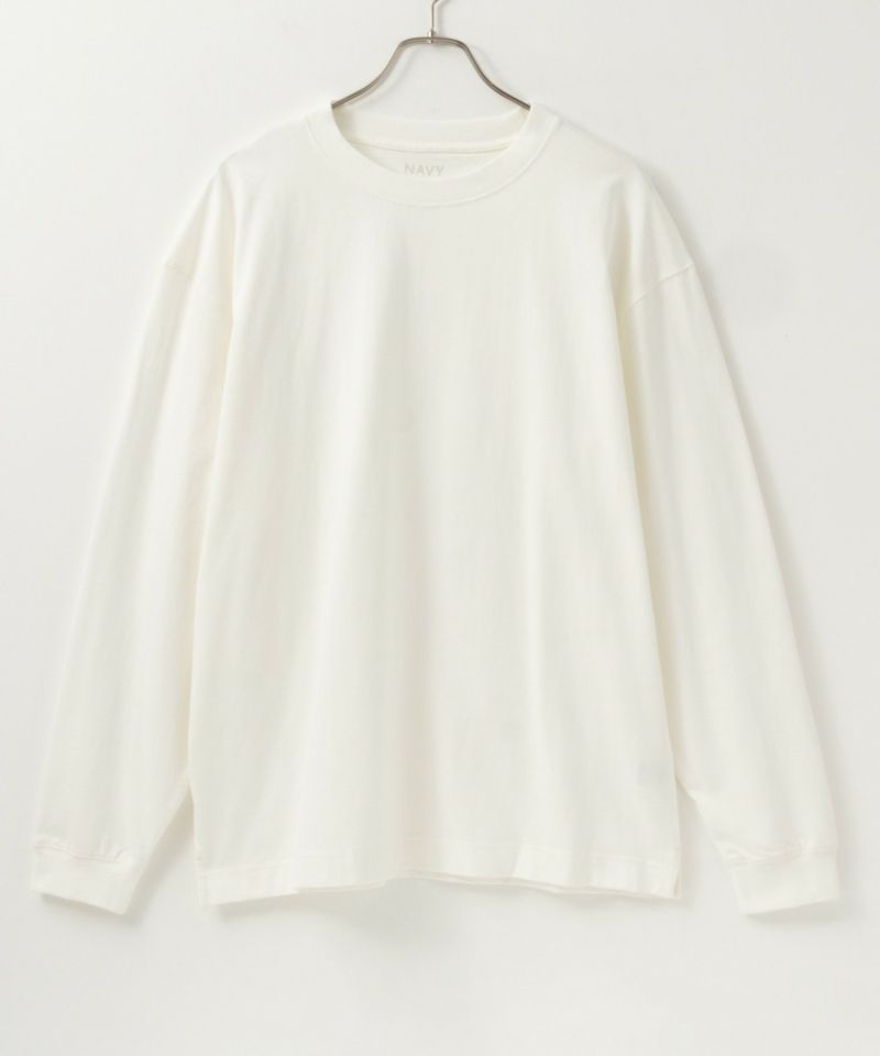 NAVY USコットン ベーシックロングスリーブTシャツ メンズ商品画像-13