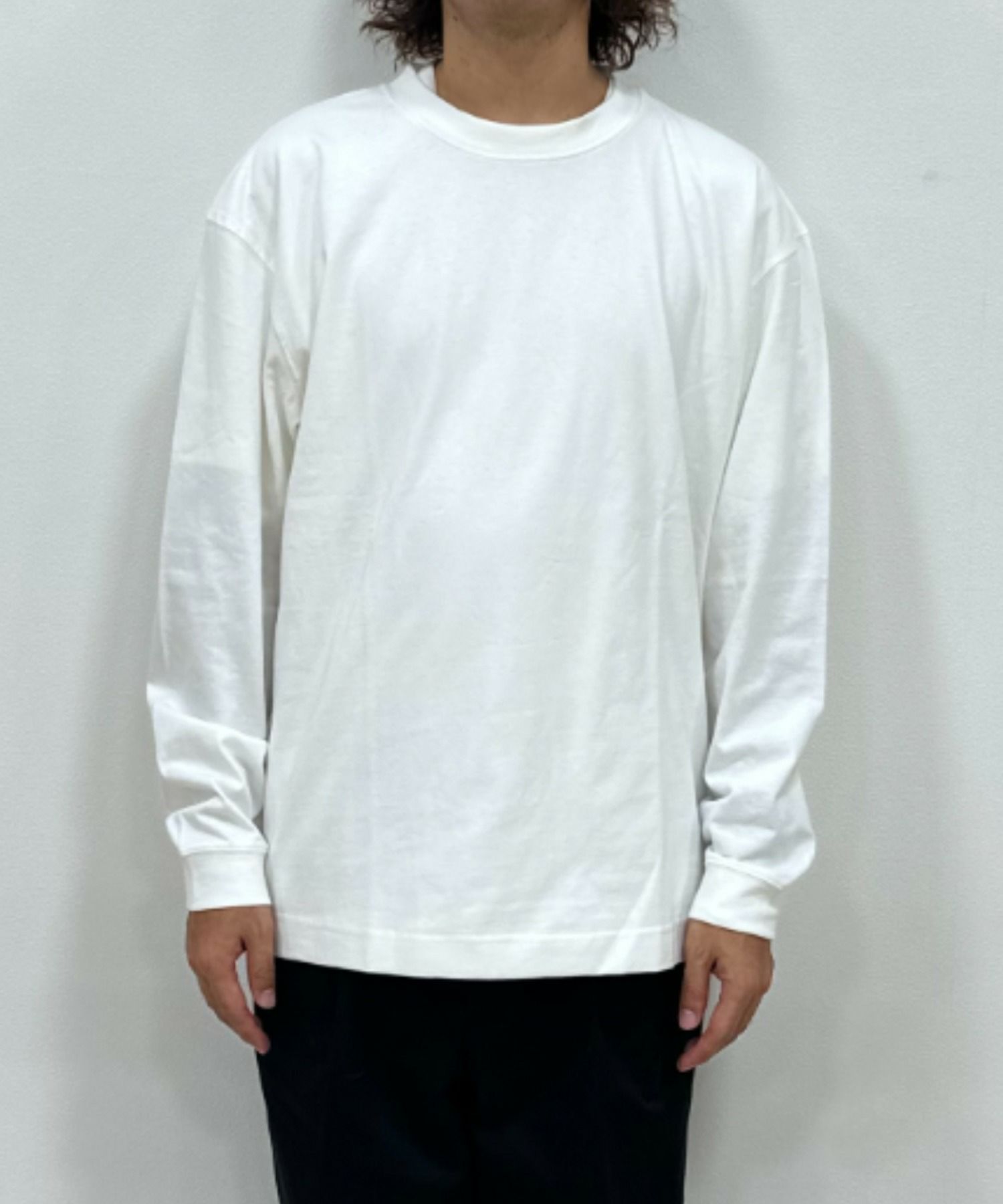 [期間限定価格]NAVY USコットン ベーシックロングスリーブTシャツ メンズ商品画像-15