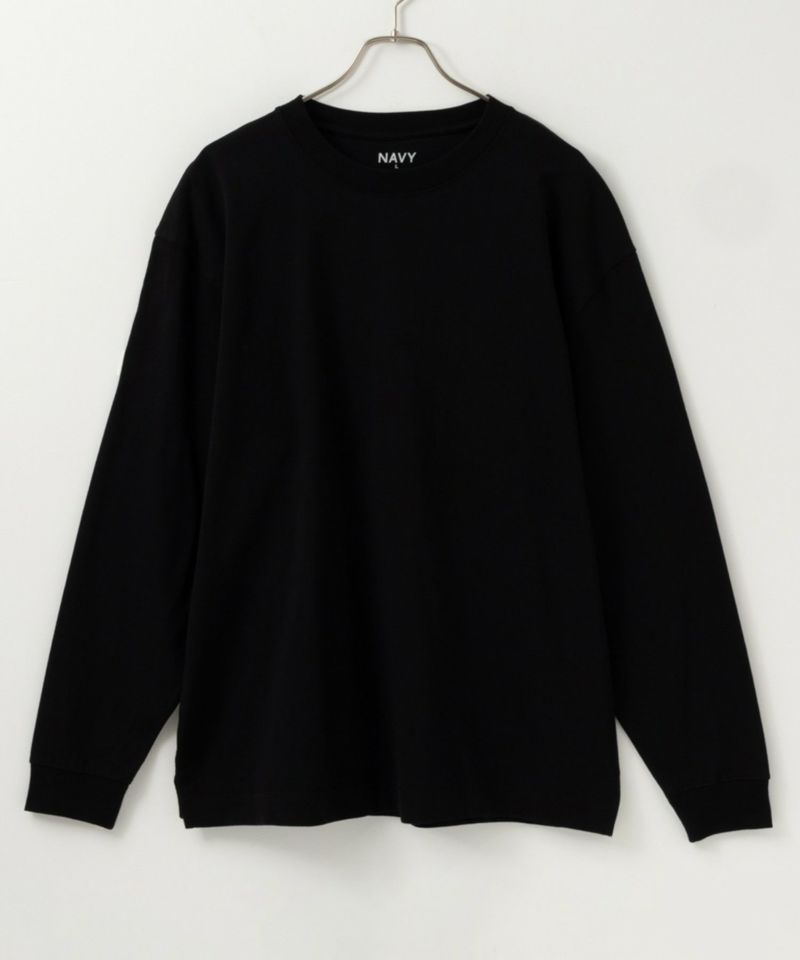 NAVY USコットン ベーシックロングスリーブTシャツ メンズ商品画像-17
