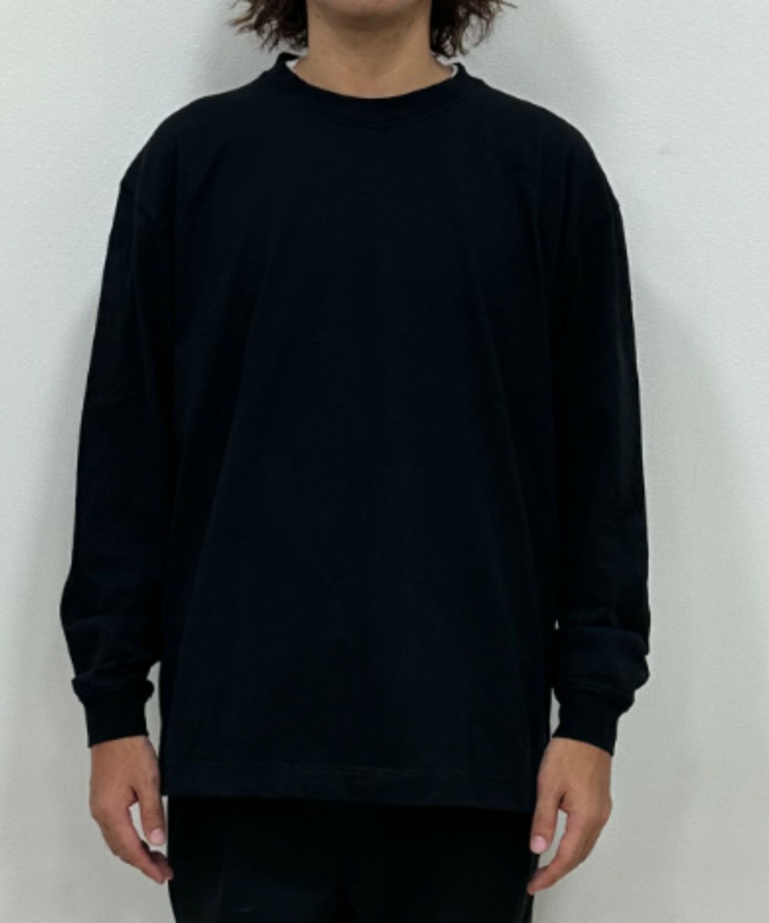 NAVY USコットン ベーシックロングスリーブTシャツ メンズ商品サムネイル-19