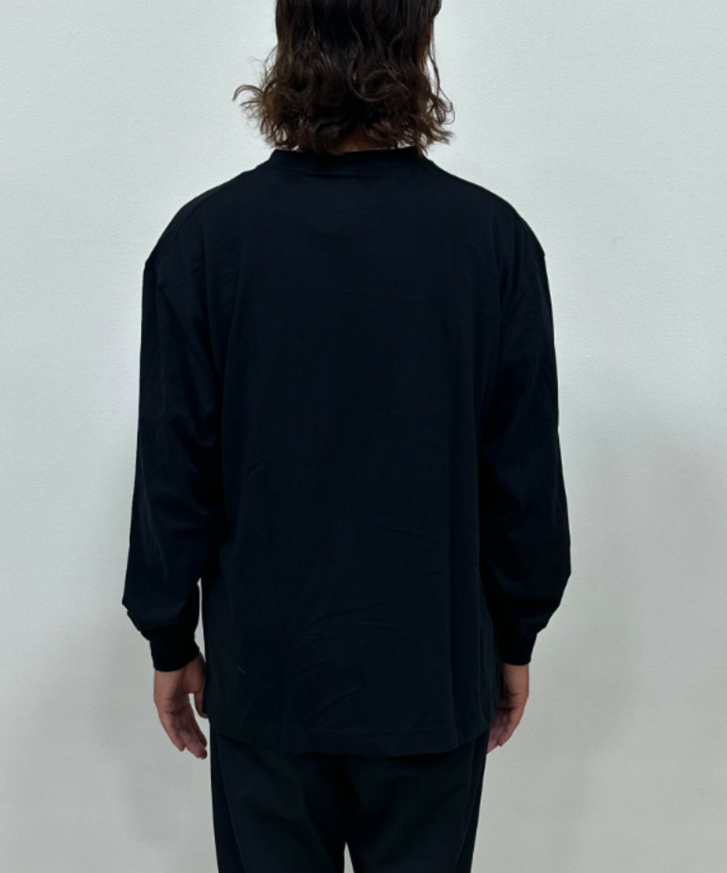 NAVY USコットン ベーシックロングスリーブTシャツ メンズ商品サムネイル-20
