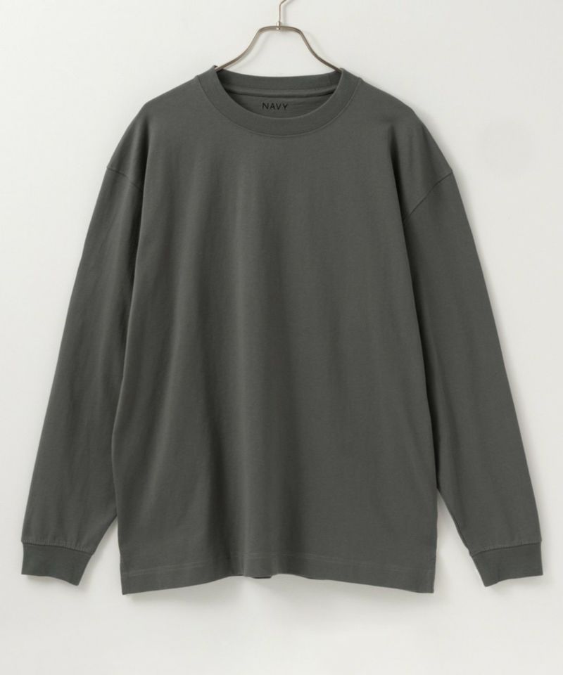 NAVY USコットン ベーシックロングスリーブTシャツ メンズ商品画像-21
