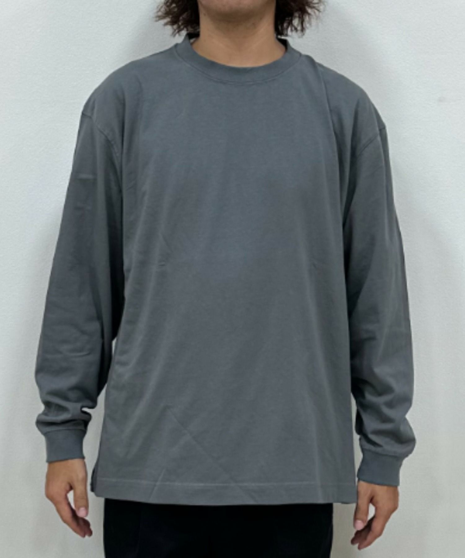 NAVY USコットン ベーシックロングスリーブTシャツ メンズ商品サムネイル-23