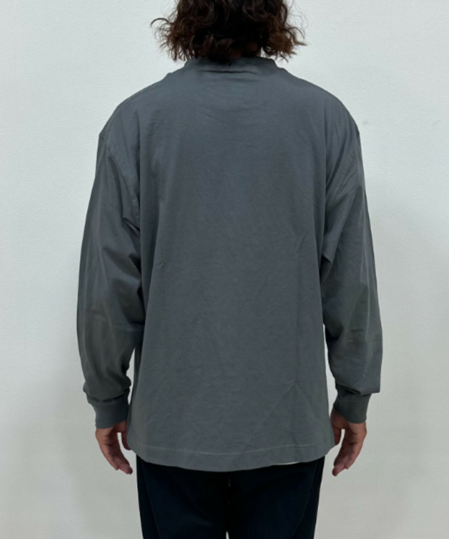 NAVY USコットン ベーシックロングスリーブTシャツ メンズ商品サムネイル-24