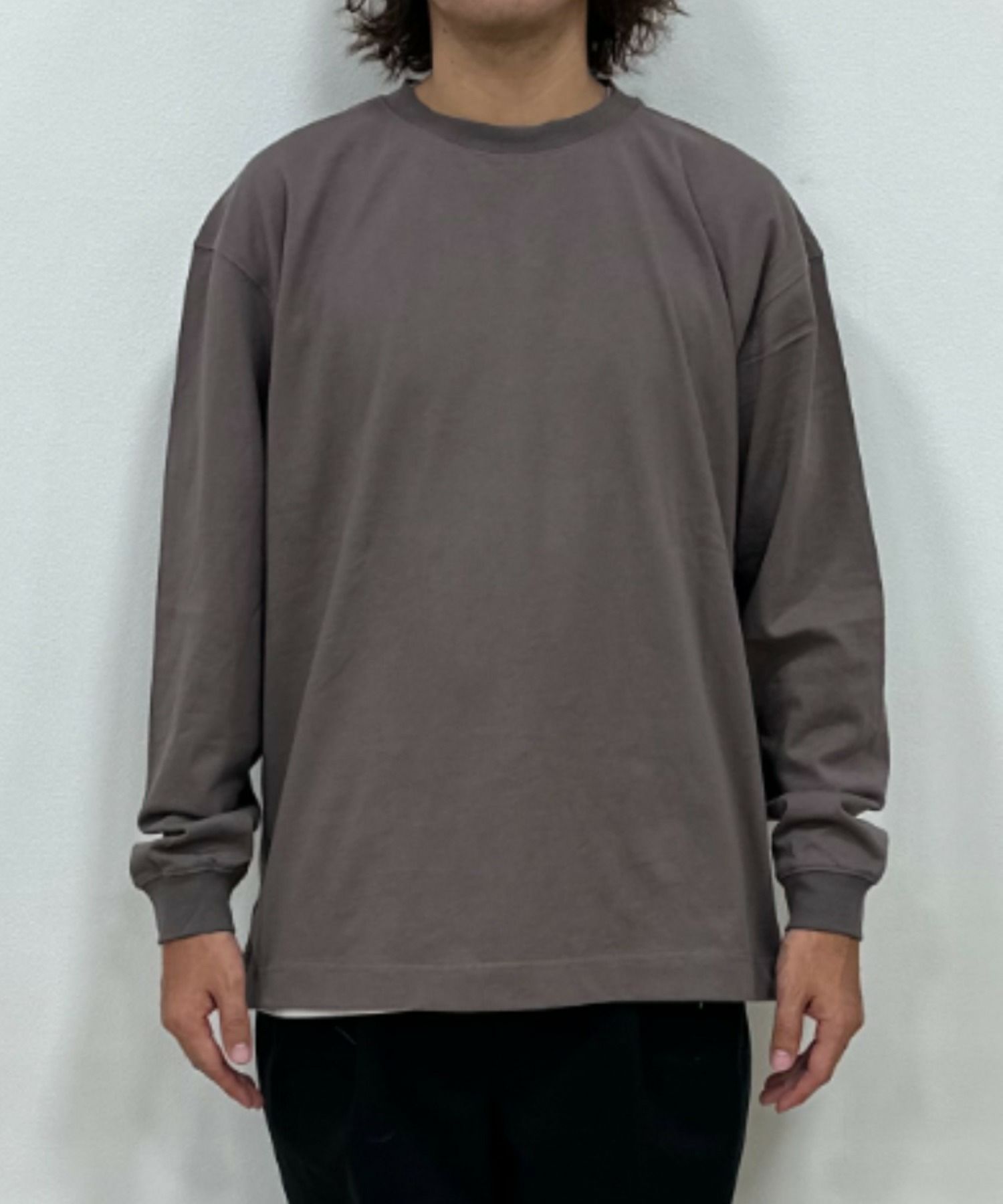 NAVY USコットン ベーシックロングスリーブTシャツ メンズ商品サムネイル-27