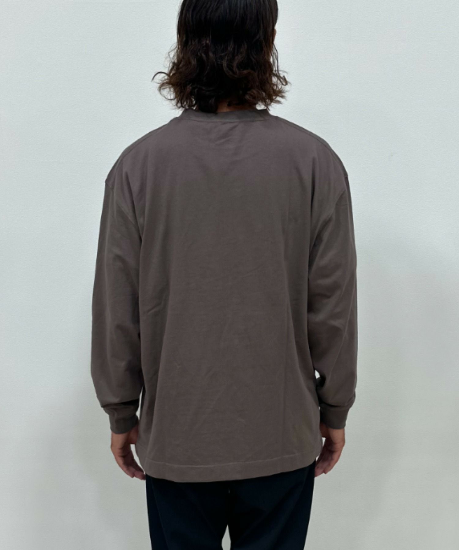 NAVY USコットン ベーシックロングスリーブTシャツ メンズ商品サムネイル-28