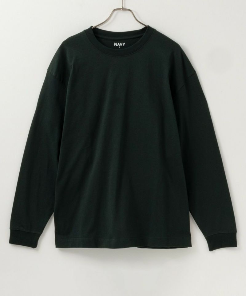 NAVY USコットン ベーシックロングスリーブTシャツ メンズ商品画像-29