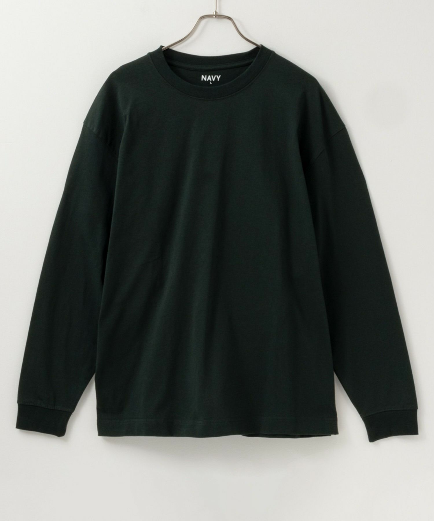 NAVY USコットン ベーシックロングスリーブTシャツ メンズ商品サムネイル-29