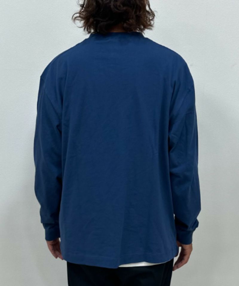 NAVY USコットン ベーシックロングスリーブTシャツ メンズ