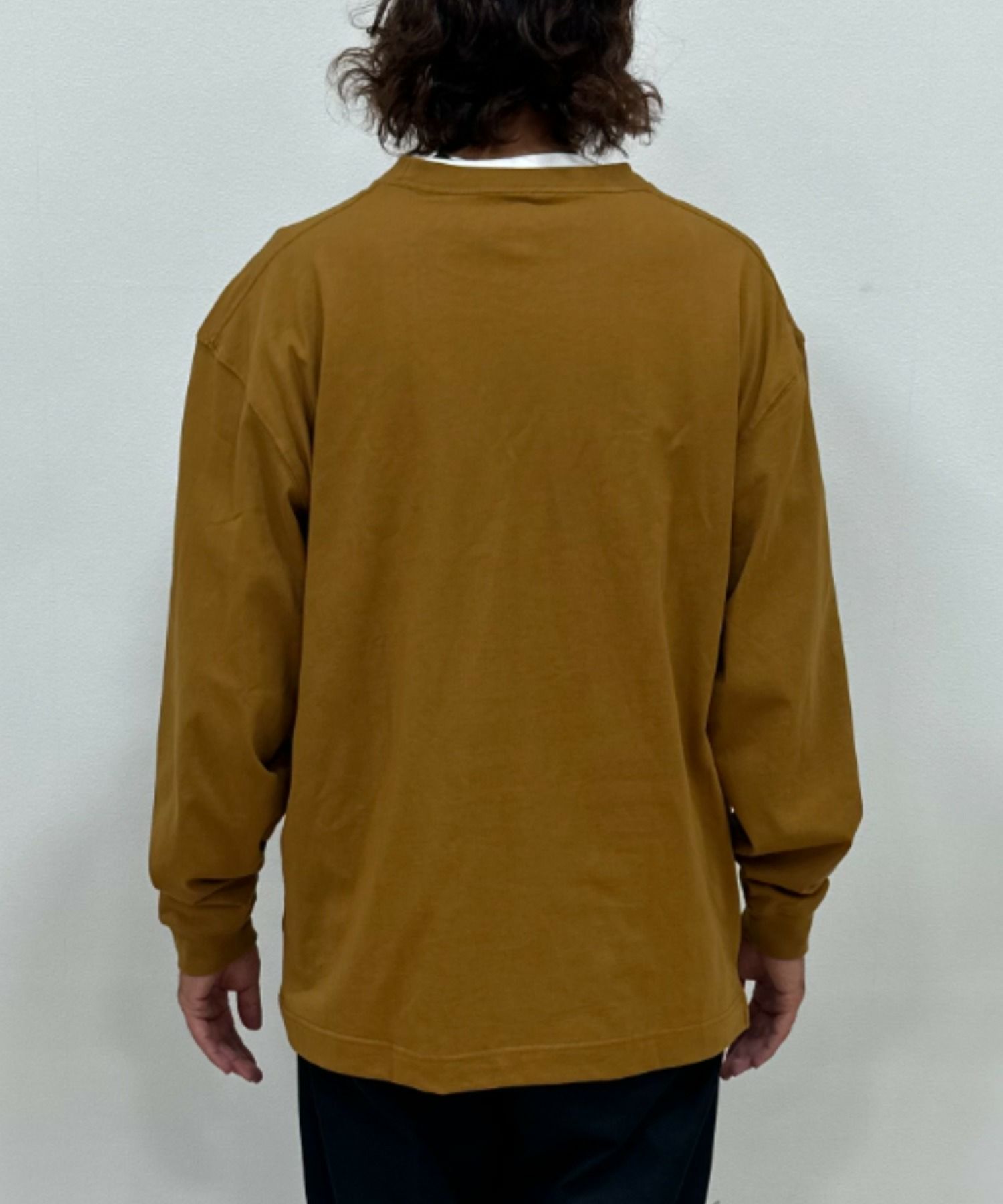 NAVY USコットン ベーシックロングスリーブTシャツ メンズ商品サムネイル-40