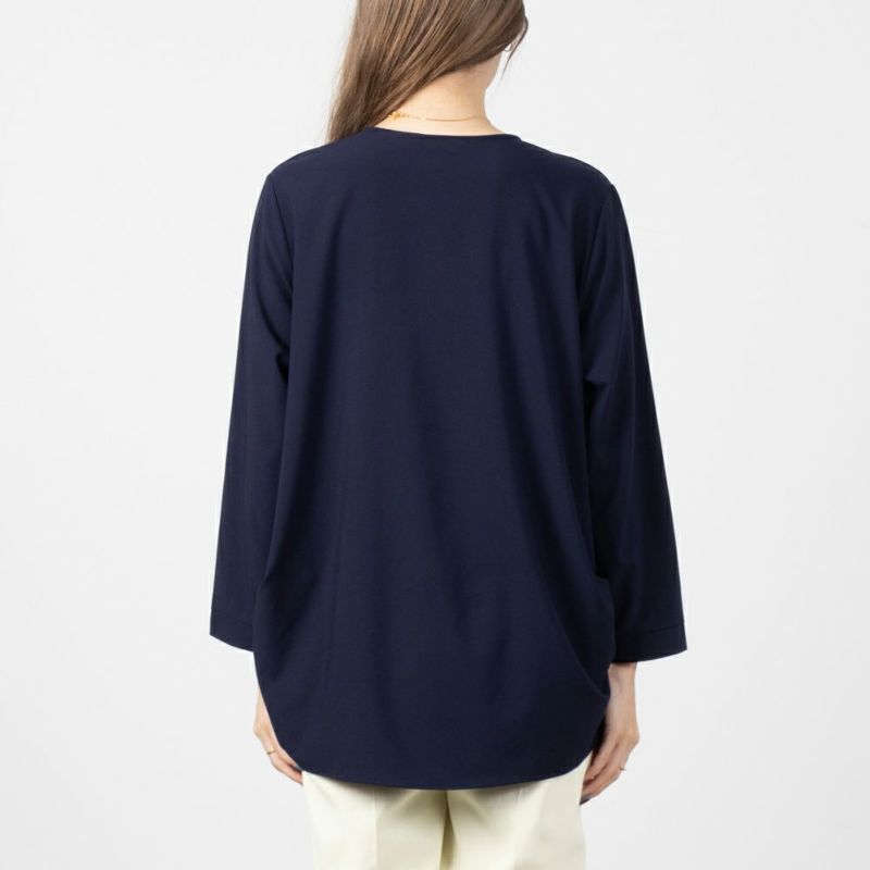 NAVY  ハーフジップシャツ レディース商品画像-6