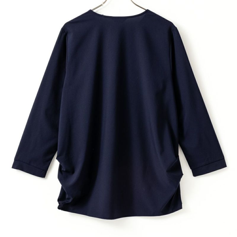 [期間限定価格]NAVY  ハーフジップシャツ レディース商品画像-10