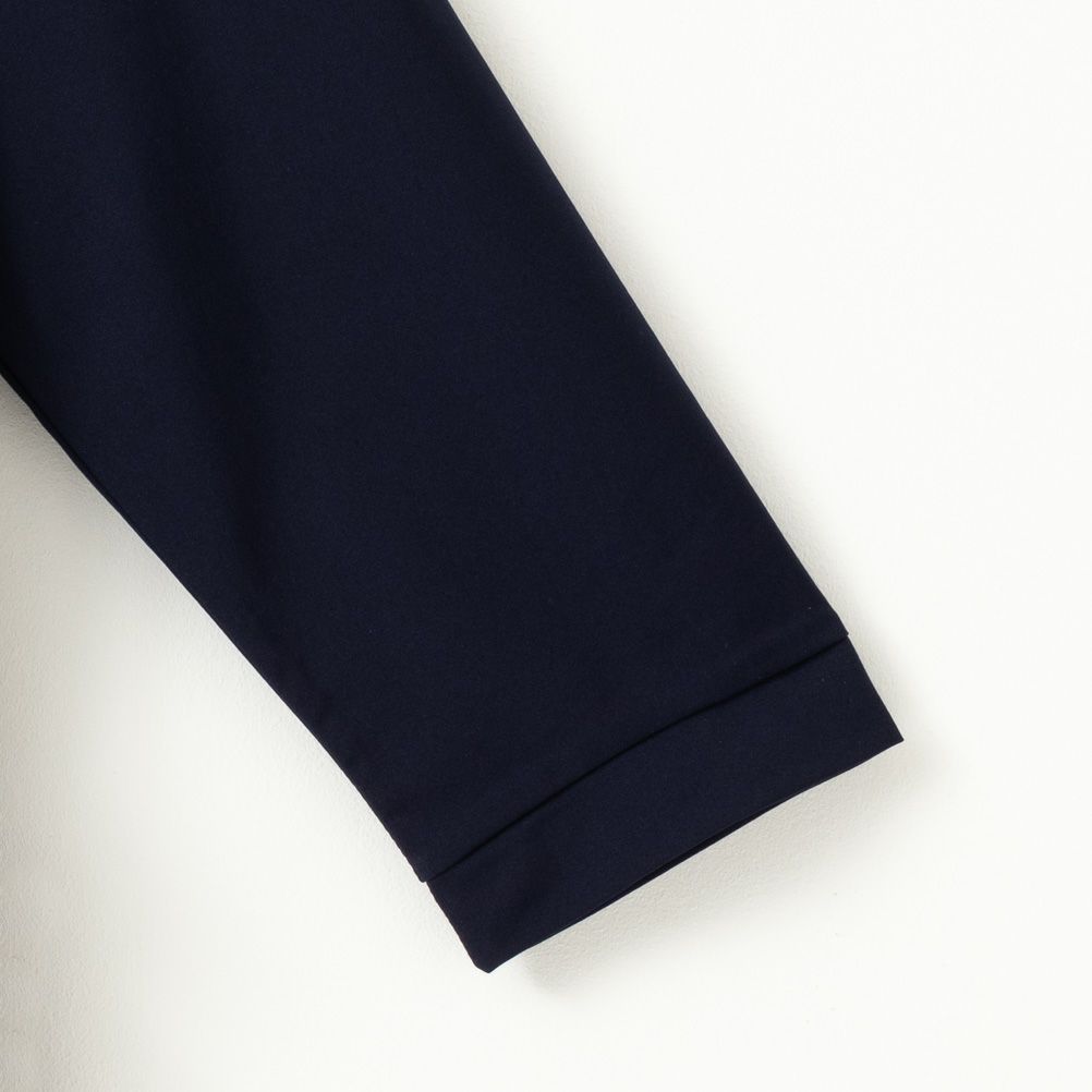 NAVY ハーフジップシャツ レディース