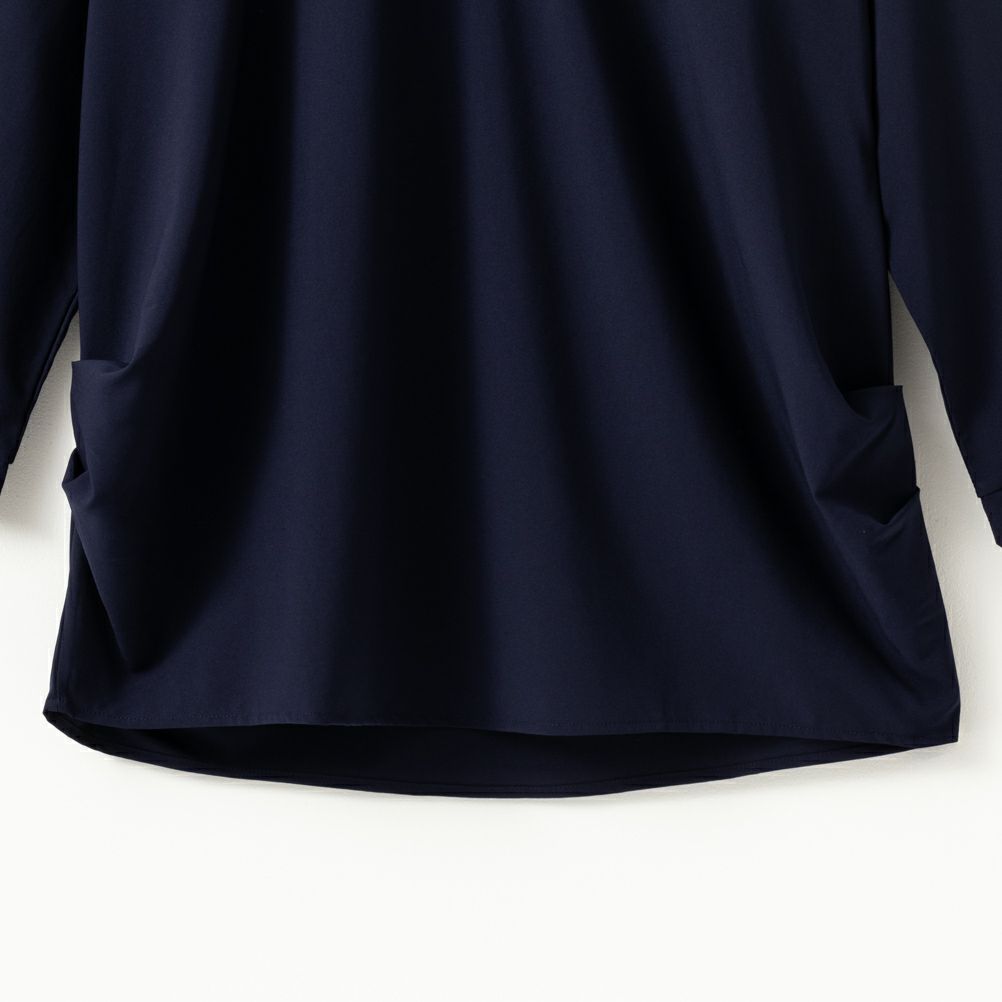[期間限定価格]NAVY  ハーフジップシャツ レディース商品サムネイル-15