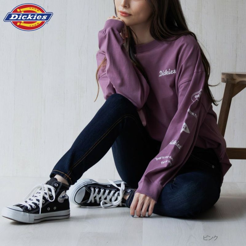 Dickies 長袖ロングTシャツ レディース