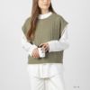 NAVY 時短ニットベストアンサンブル レディース