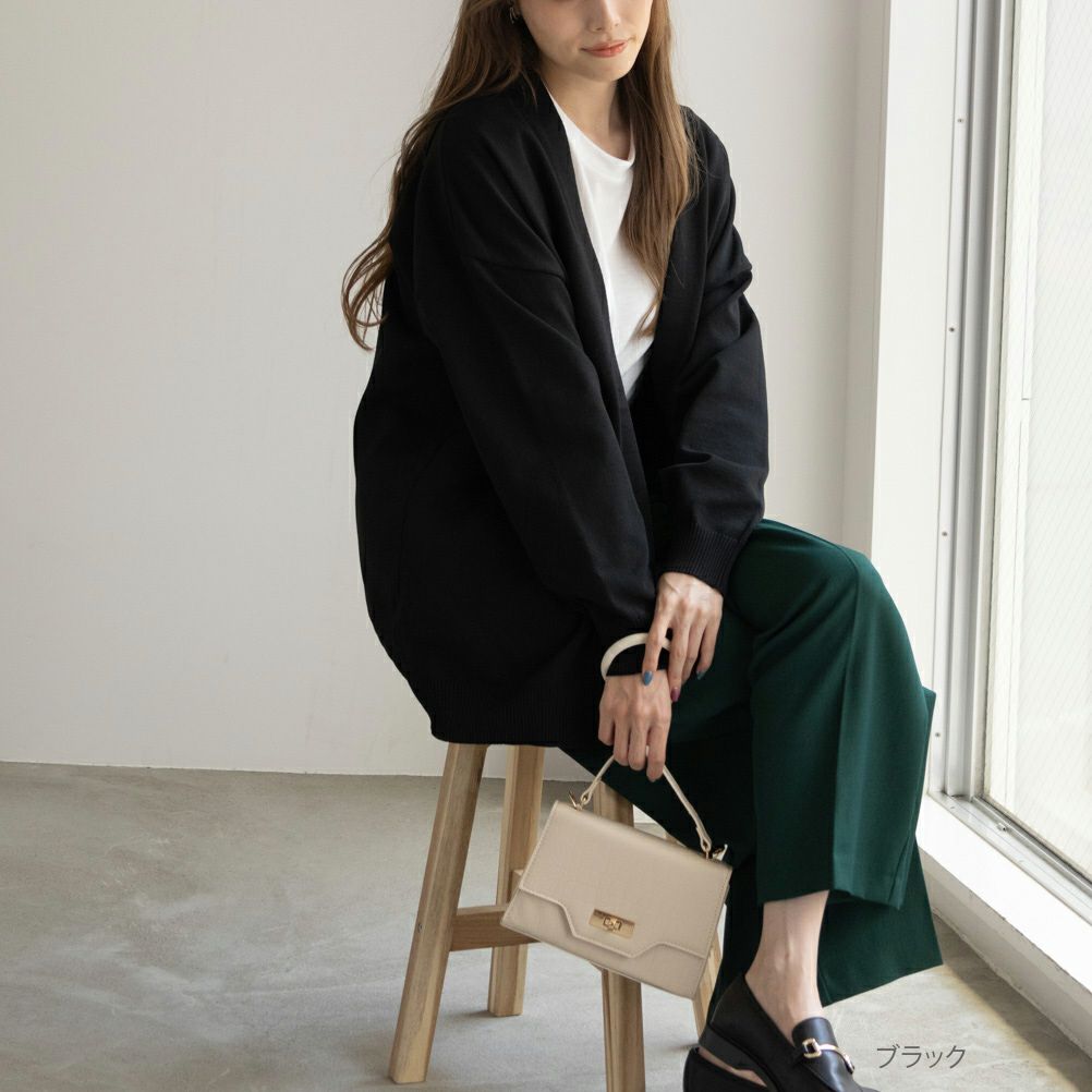 [期間限定価格]NAVY ニットトッパーアンサンブル レディース商品サムネイル-1