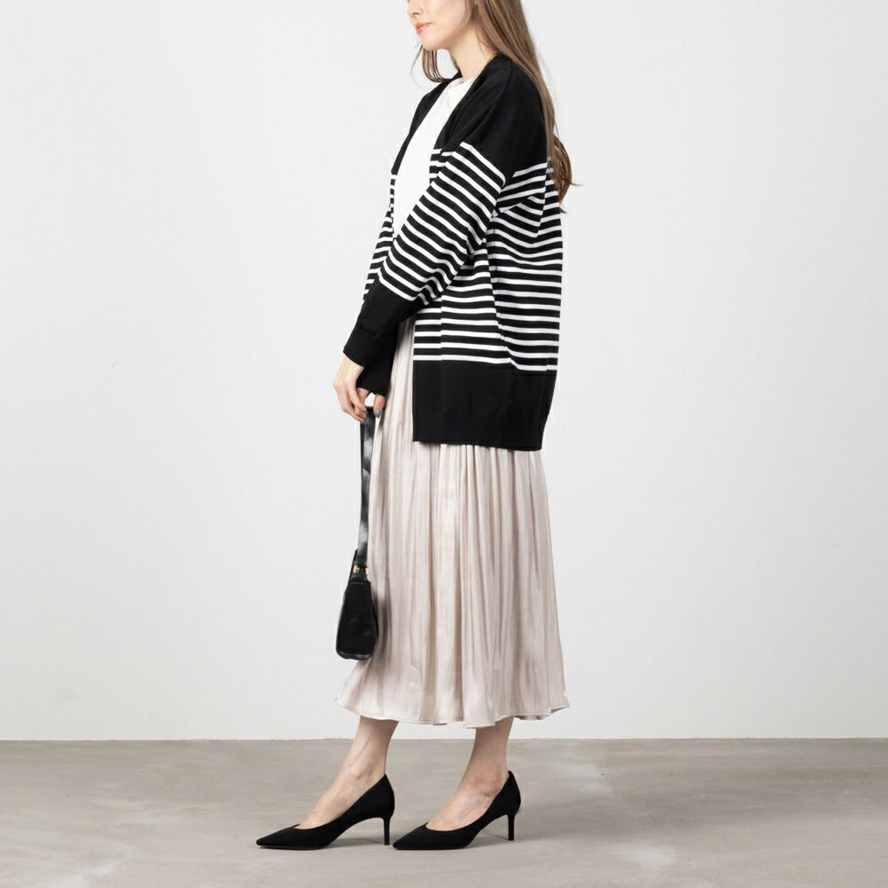 NAVY ニットトッパーアンサンブル レディース