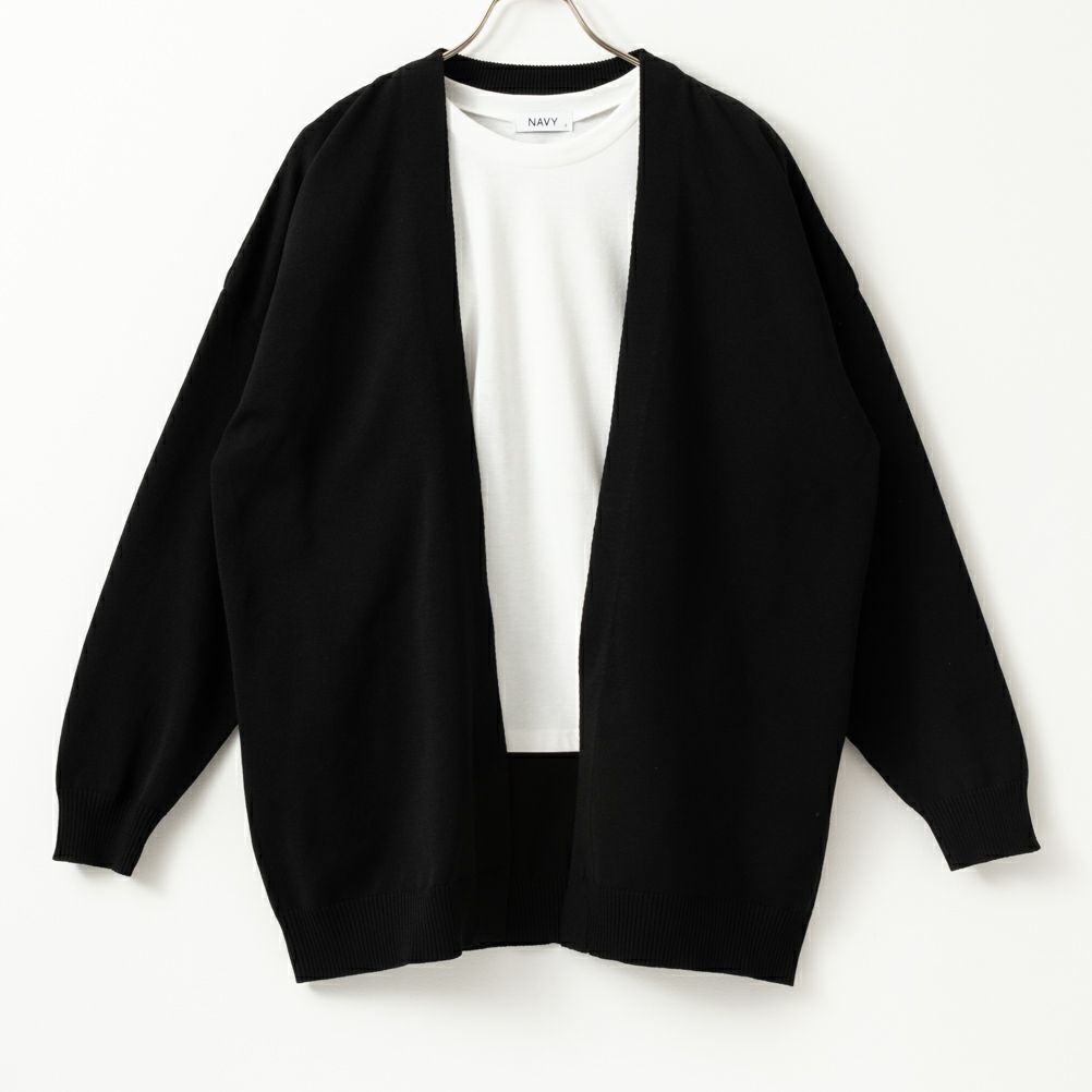 NAVY ニットトッパーアンサンブル レディース