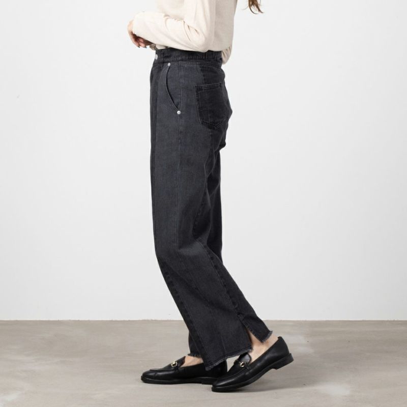 NAVY GOOD STYLE JEANS 切替セミワイドパンツ レディース商品画像-4