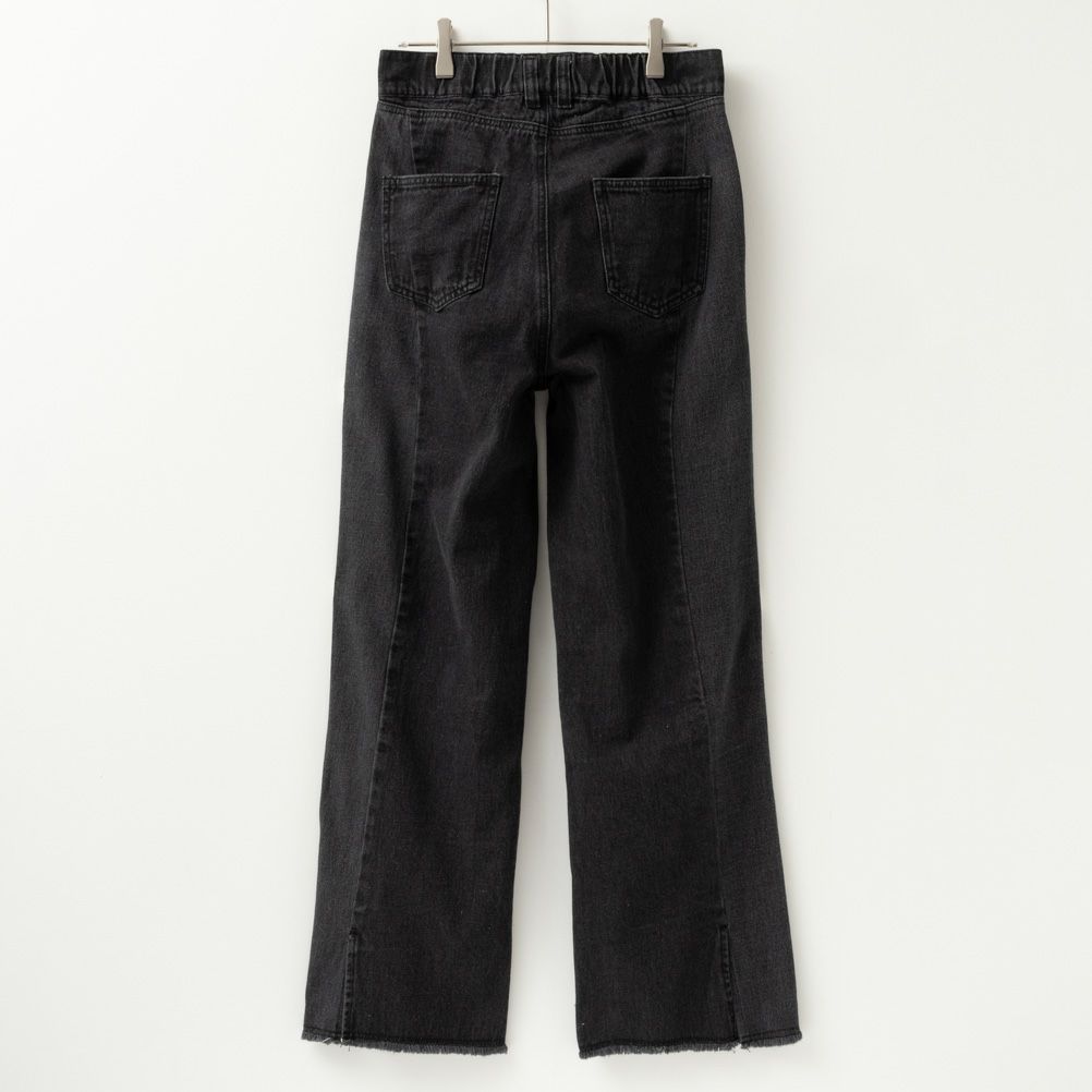 NAVY GOOD STYLE JEANS 切替セミワイドパンツ レディース