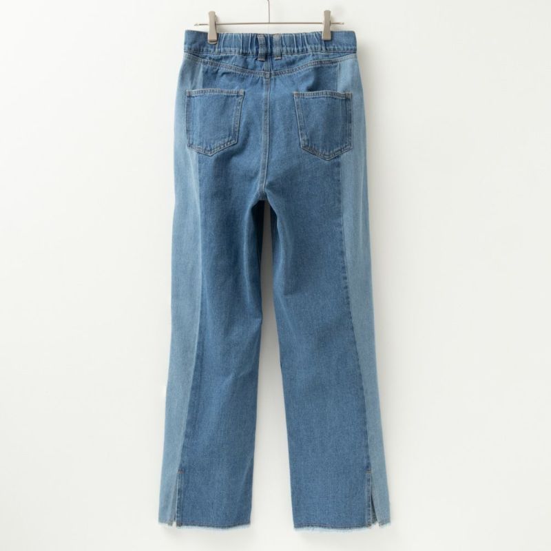 NAVY GOOD STYLE JEANS 切替セミワイドパンツ レディース商品画像-10