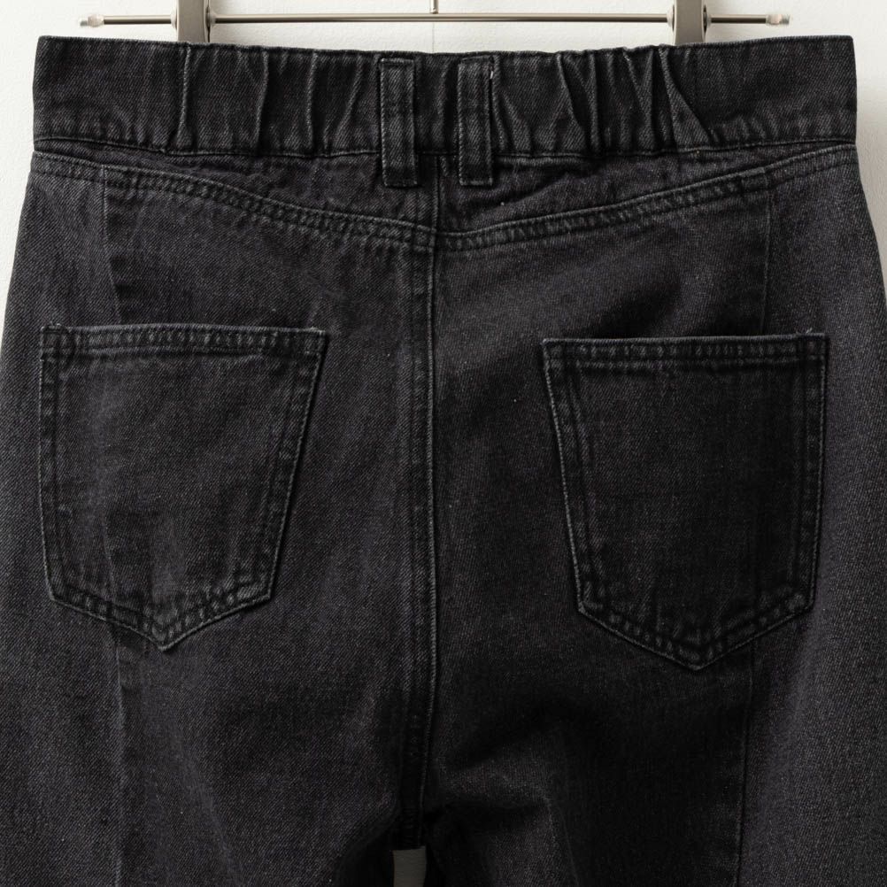 NAVY GOOD STYLE JEANS 切替セミワイドパンツ レディース