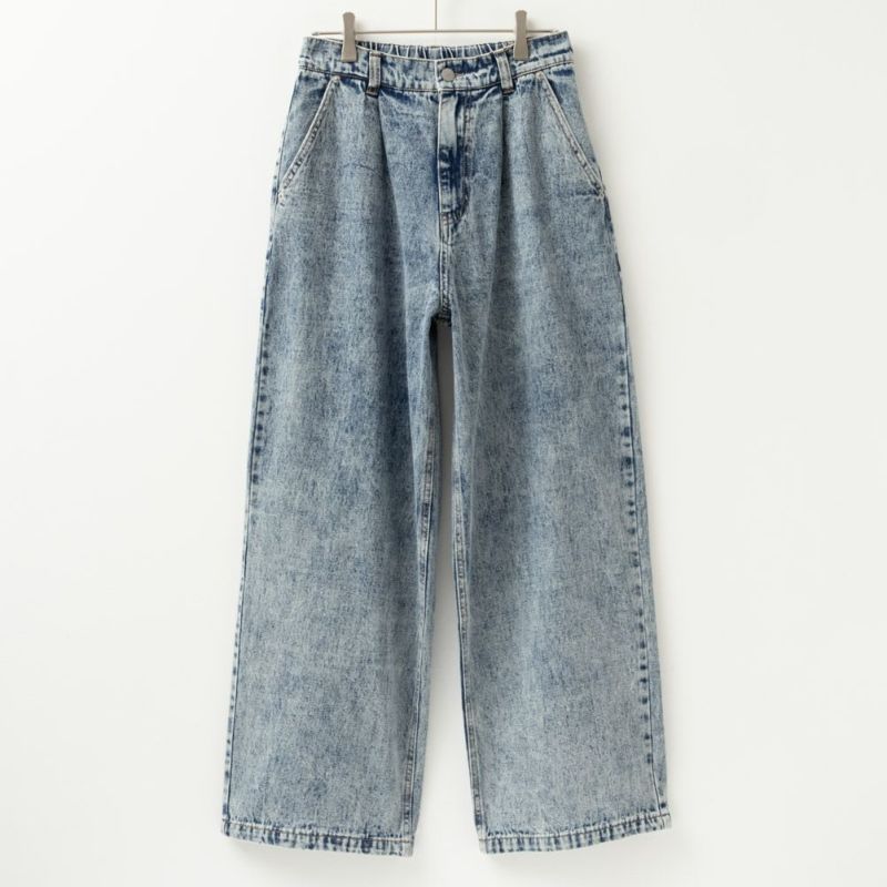 NAVY GOOD STYLE JEANS タックワイドパンツ レディース