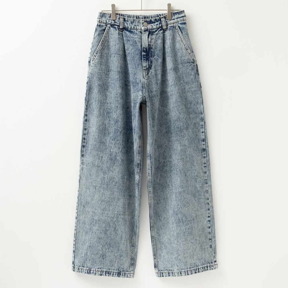 NAVY GOOD STYLE JEANS タックワイドパンツ レディース