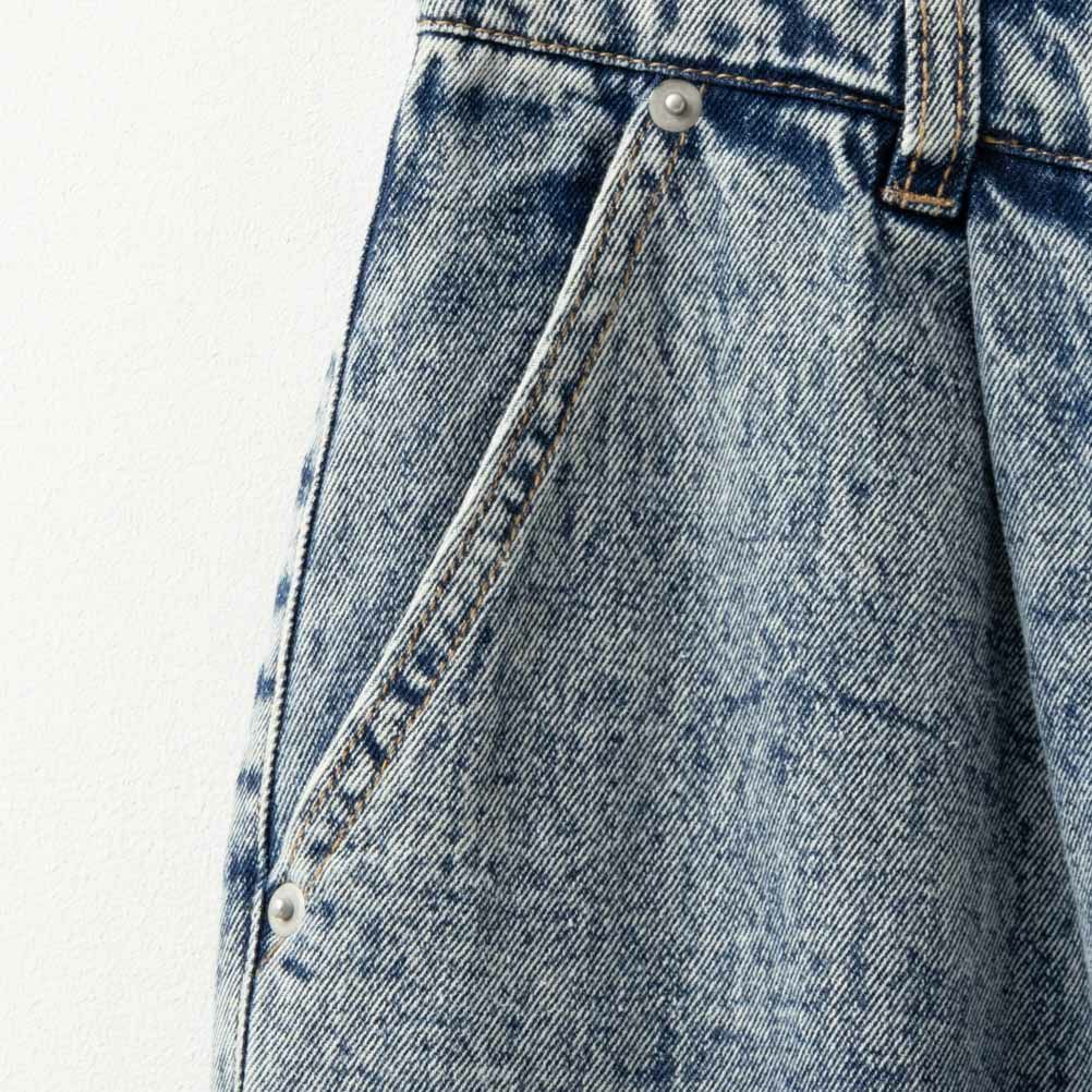 NAVY GOOD STYLE JEANS タックワイドパンツ レディース