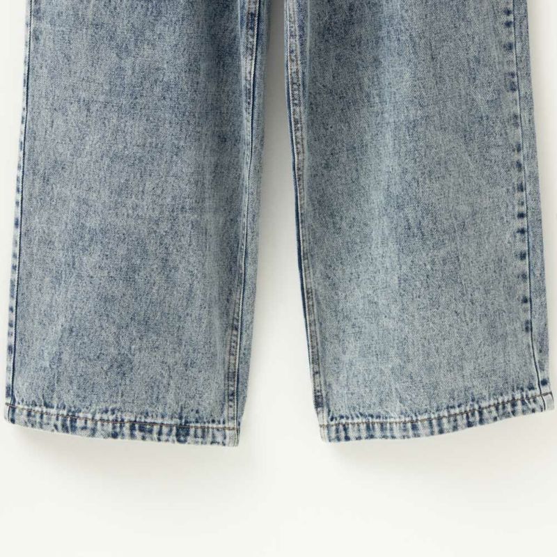 NAVY GOOD STYLE JEANS タックワイドパンツ レディース