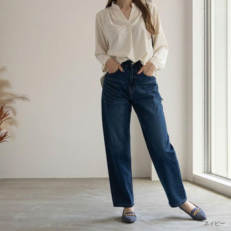 NAVY GOOD STYLE JEANS テーパードパンツ レディース商品画像-1