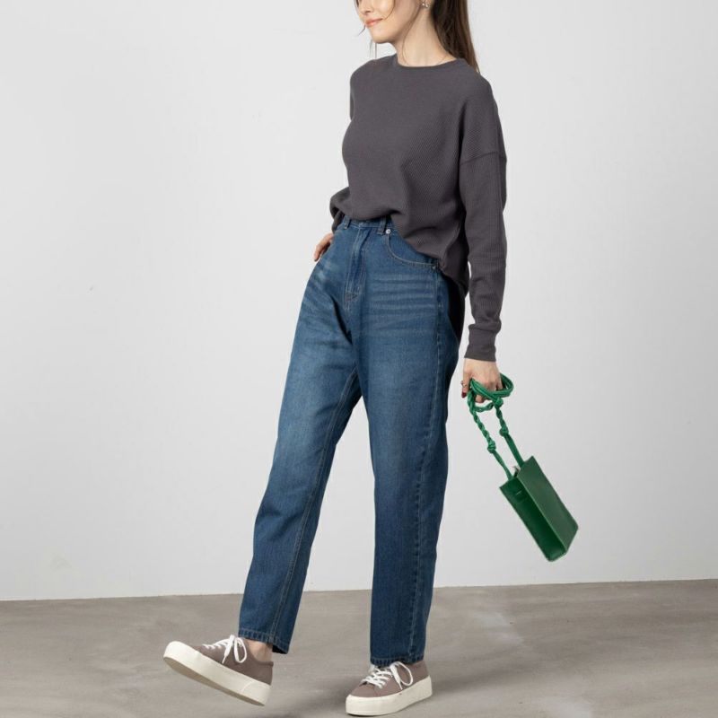 NAVY GOOD STYLE JEANS テーパードパンツ レディース商品画像-6