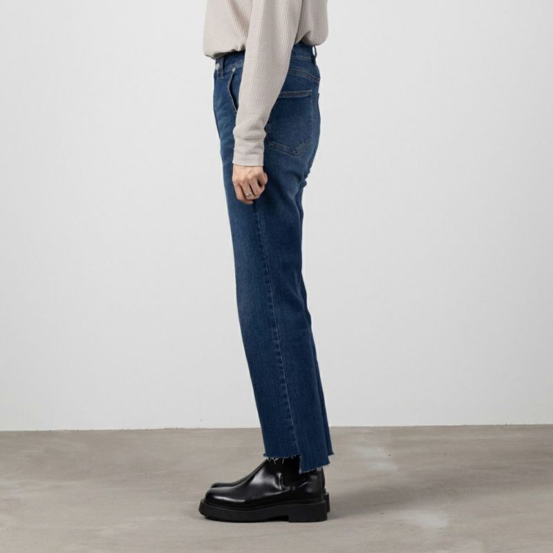 NAVY GOOD STYLE JEANS 裾フリンジセミフレアパンツ レディース商品画像-5