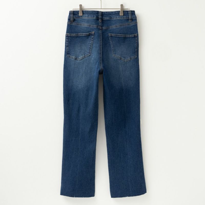 NAVY GOOD STYLE JEANS 裾フリンジセミフレアパンツ レディース商品画像-10