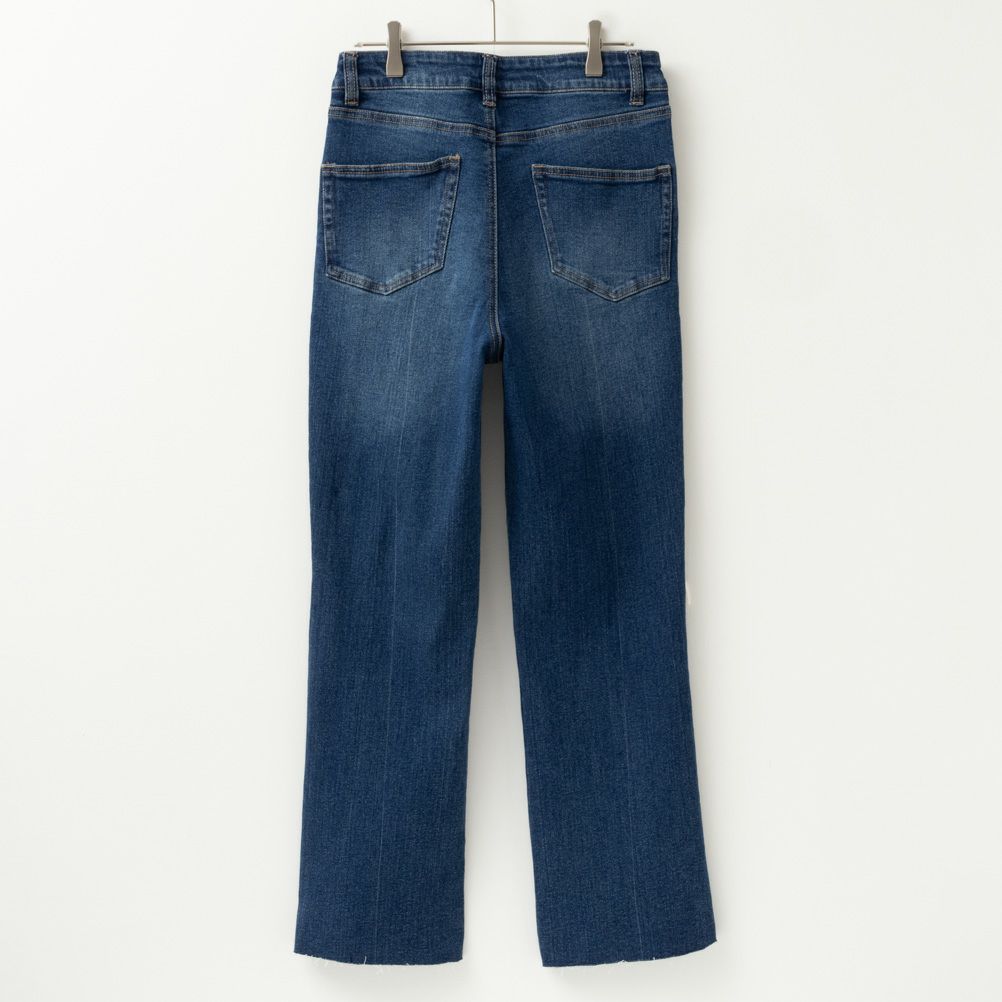 NAVY GOOD STYLE JEANS 裾フリンジセミフレアパンツ レディース商品サムネイル-10