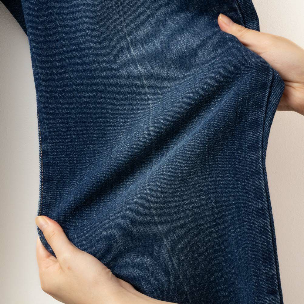 NAVY GOOD STYLE JEANS 裾フリンジセミフレアパンツ レディース