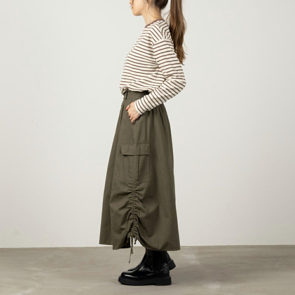 [期間限定価格]NAVY  ミリタリースカート レディース商品サムネイル-5