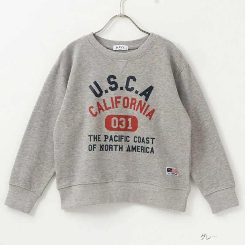 NAVY  USコットン トレーナー キッズ商品画像-1