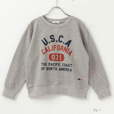 NAVY  USコットン トレーナー キッズ