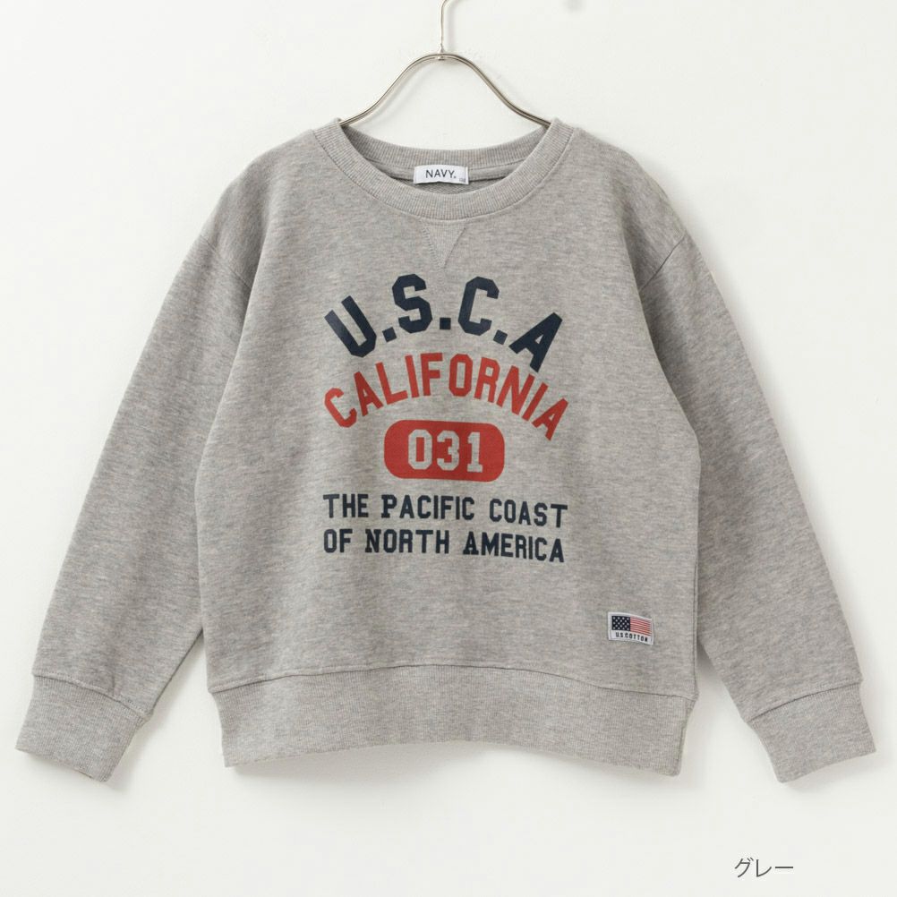 NAVY USコットン トレーナー キッズ