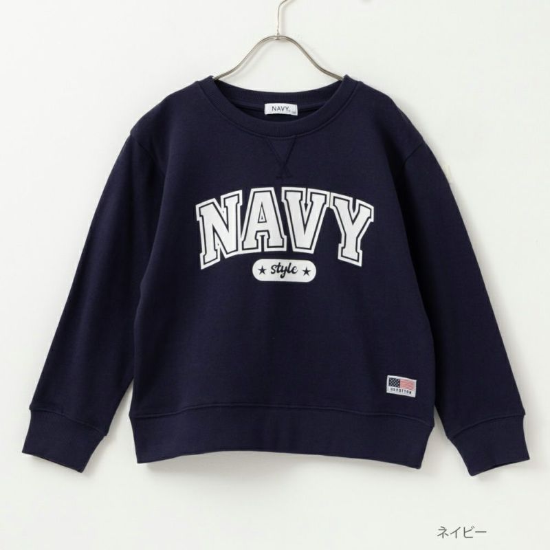 NAVY  USコットン トレーナー キッズ商品画像-5