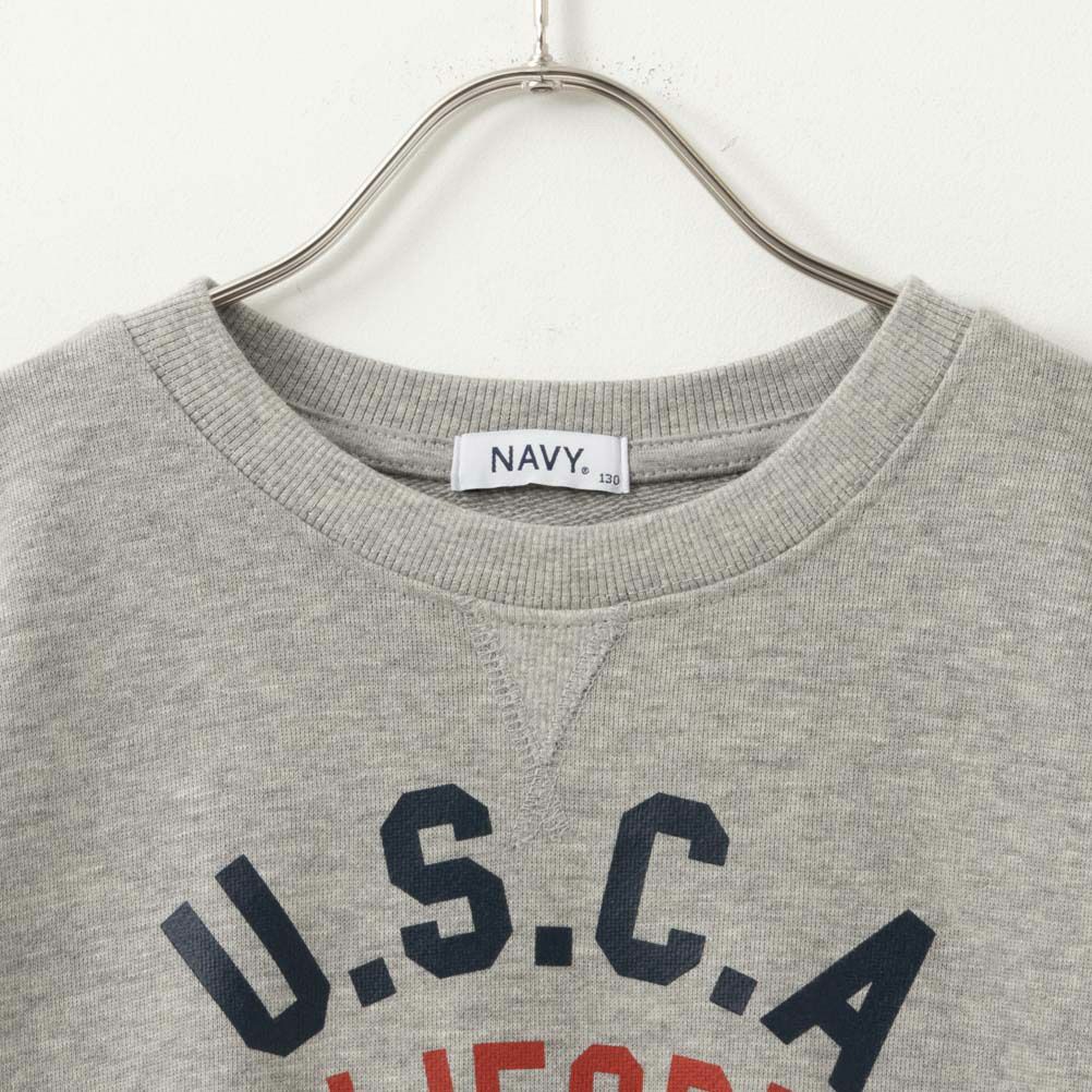 NAVY USコットン トレーナー キッズ